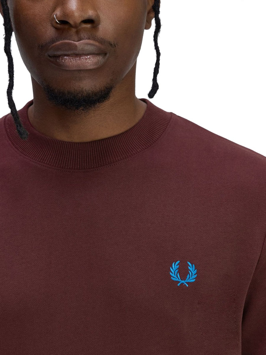 Fred Perry Sweatshirts - Burgundy | Wanan Luxury