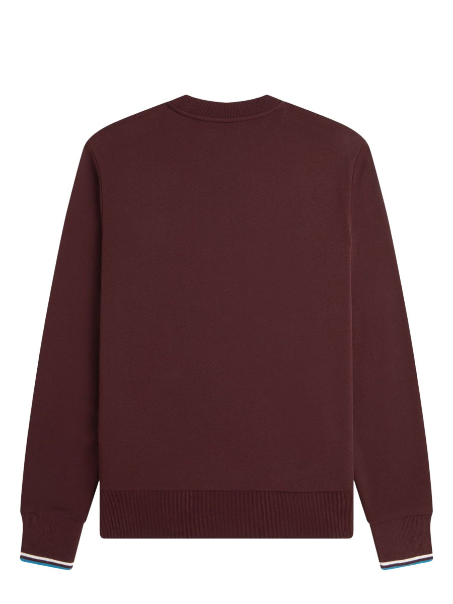Fred Perry Sweatshirts - Burgundy | Wanan Luxury