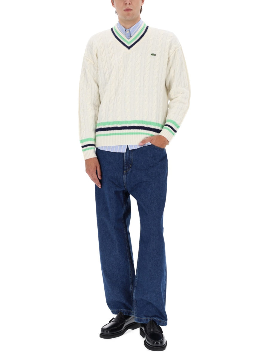 Lacoste Sweaters - White | Wanan Luxury