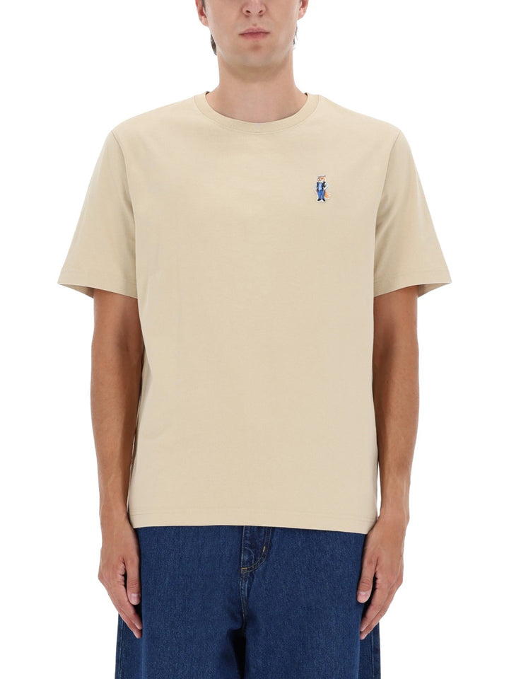 Maison Kitsuné T shirts - Beige | Wanan Luxury