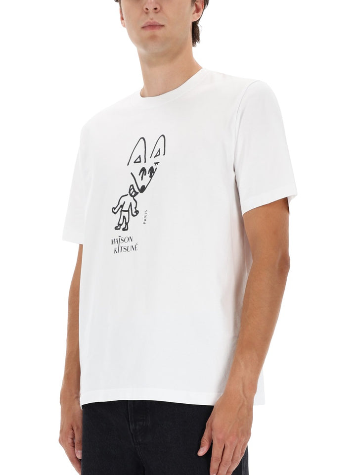 Maison Kitsuné T shirts - White | Wanan Luxury