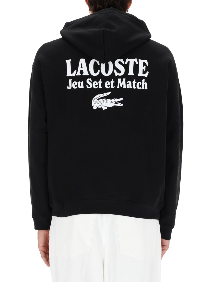 Lacoste Sweatshirts - Black | Wanan Luxury