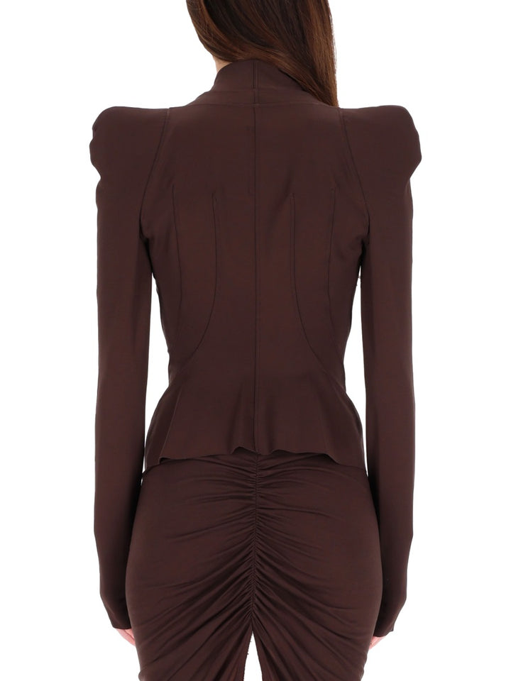 Rick Owens Lilies Jackets - Brown | Wanan Luxury