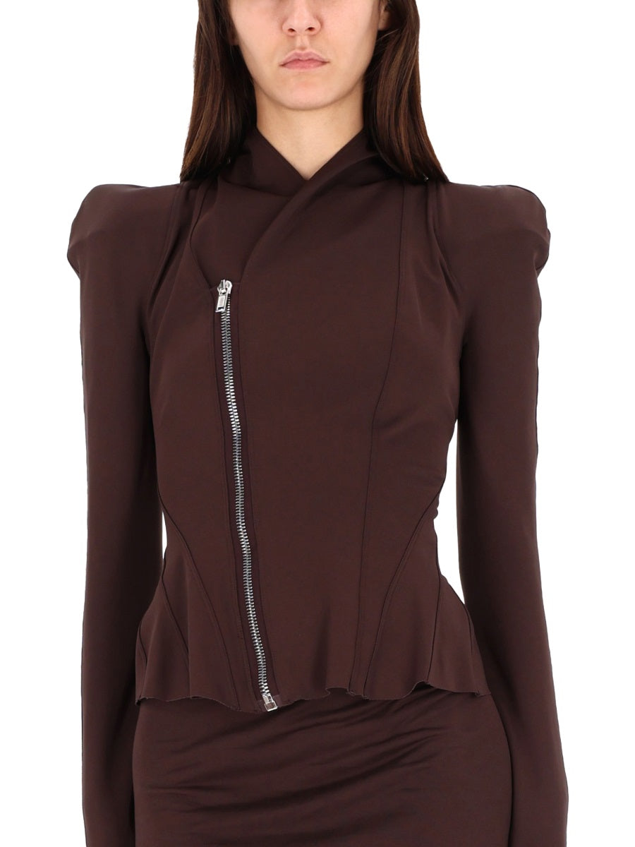 Rick Owens Lilies Jackets - Brown | Wanan Luxury