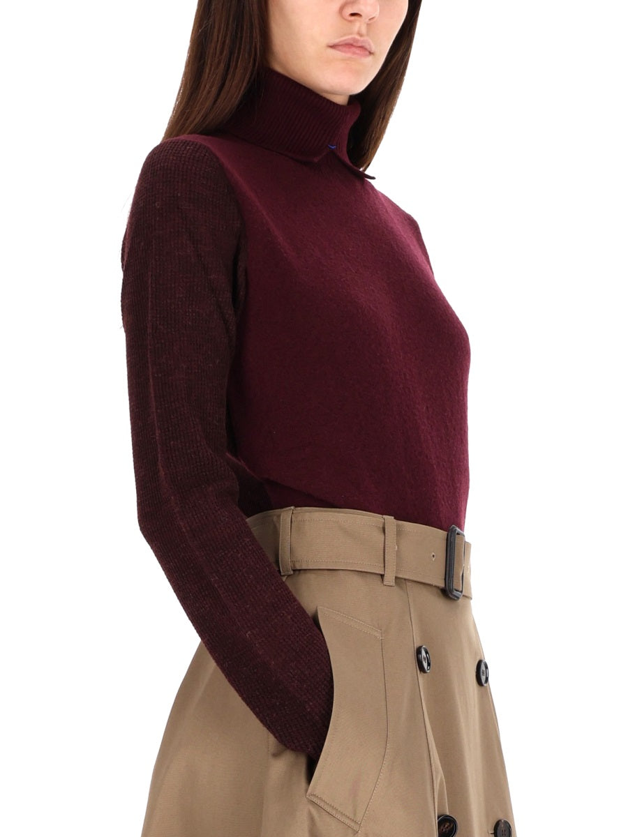 Burberry Sweaters - Burgundy | Wanan Luxury