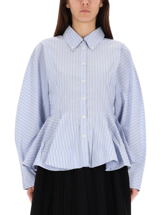 Striped "Peplum" Shirt
