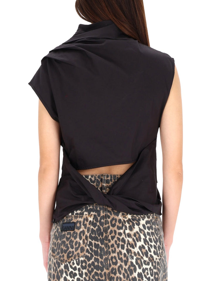 Ganni Tops - Black | Wanan Luxury