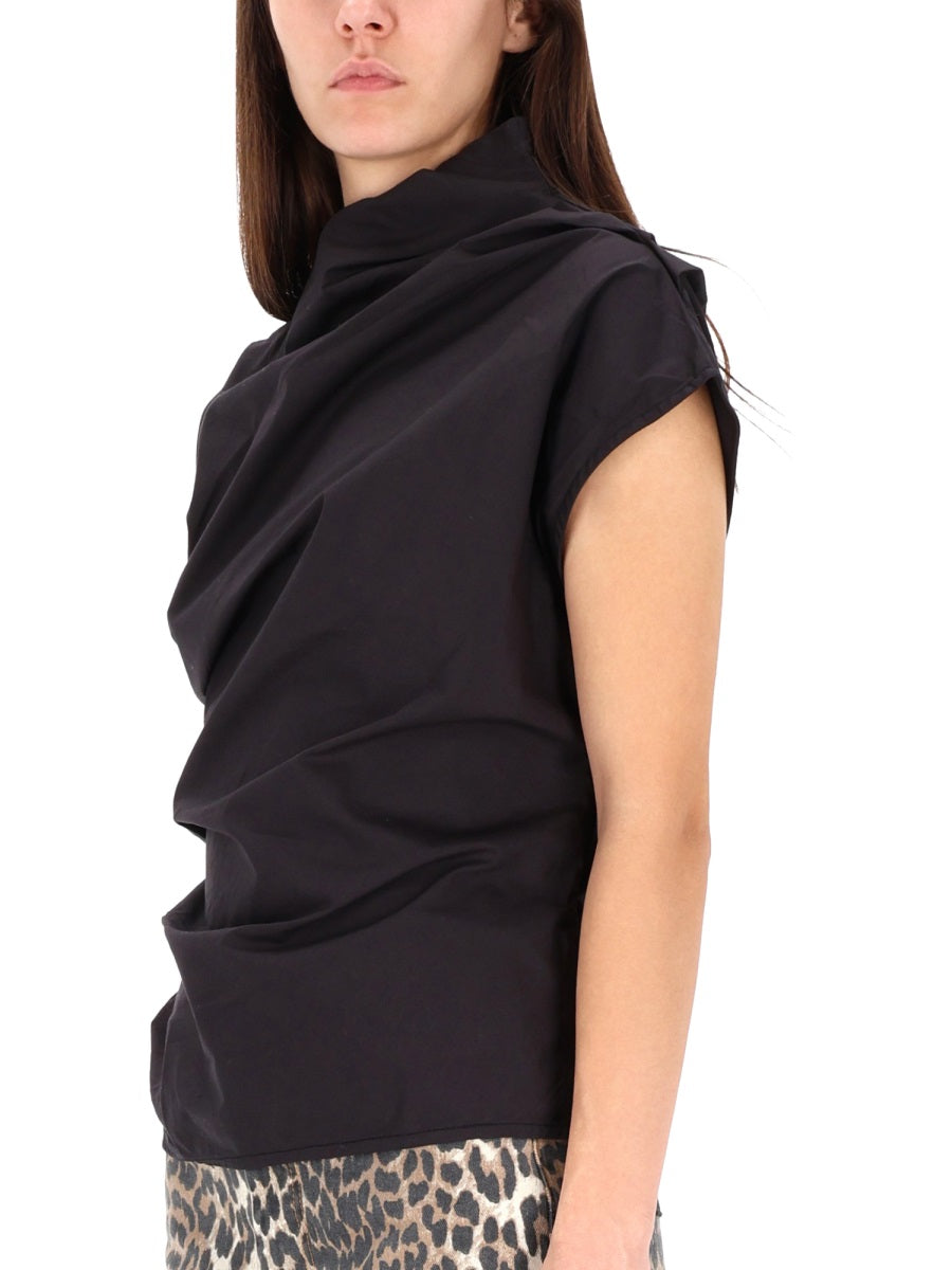 Ganni Tops - Black | Wanan Luxury