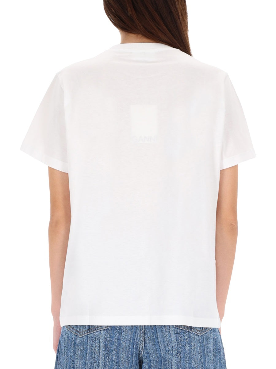 Ganni T shirts - White | Wanan Luxury