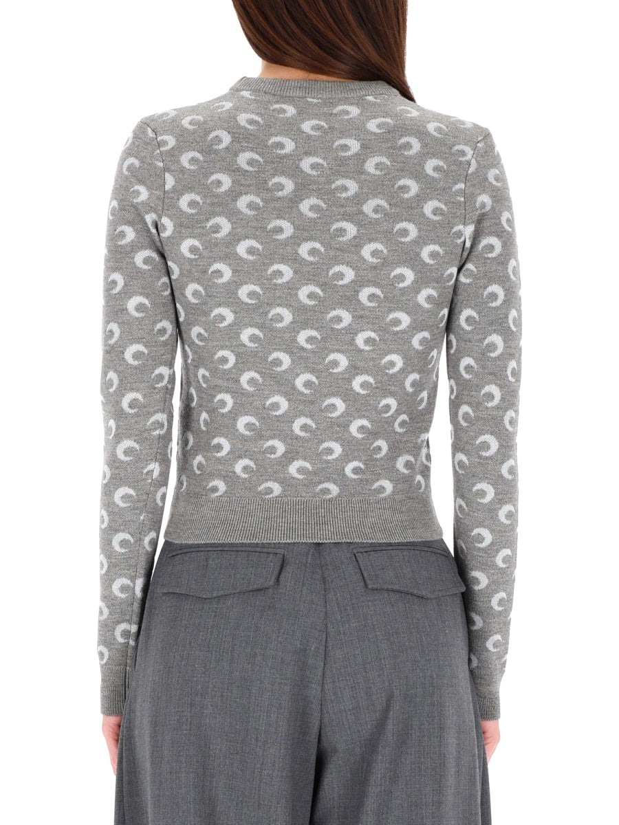 Marine Serre Sweaters - Grey | Wanan Luxury