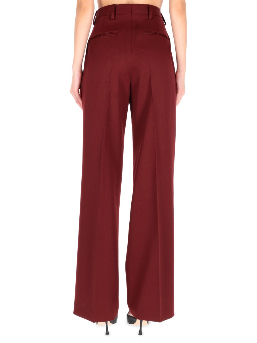 Dries Van Noten Pants - Burgundy | Wanan Luxury