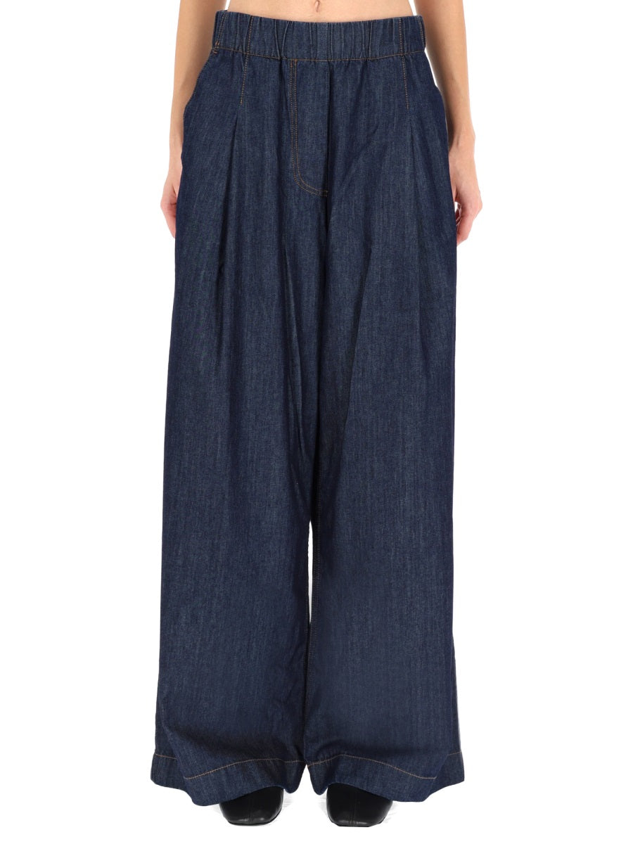 Dries Van Noten Pants - Blue | Wanan Luxury