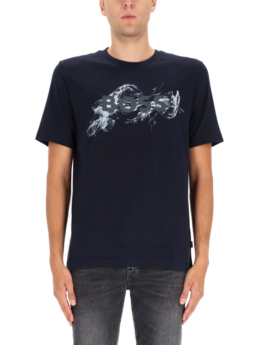 Boss T shirts - Blue | Wanan Luxury
