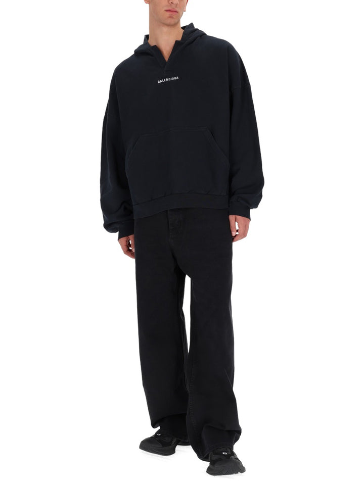 Balenciaga Sweatshirts - Black | Wanan Luxury