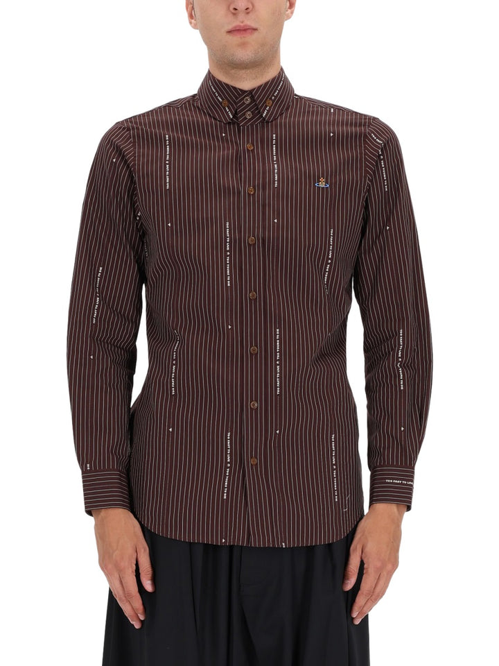 Vivienne Westwood Shirts - Burgundy | Wanan Luxury