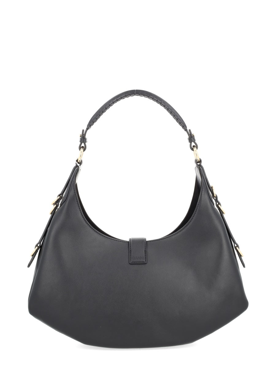 Ganni Shoulder Bags - Black | Wanan Luxury