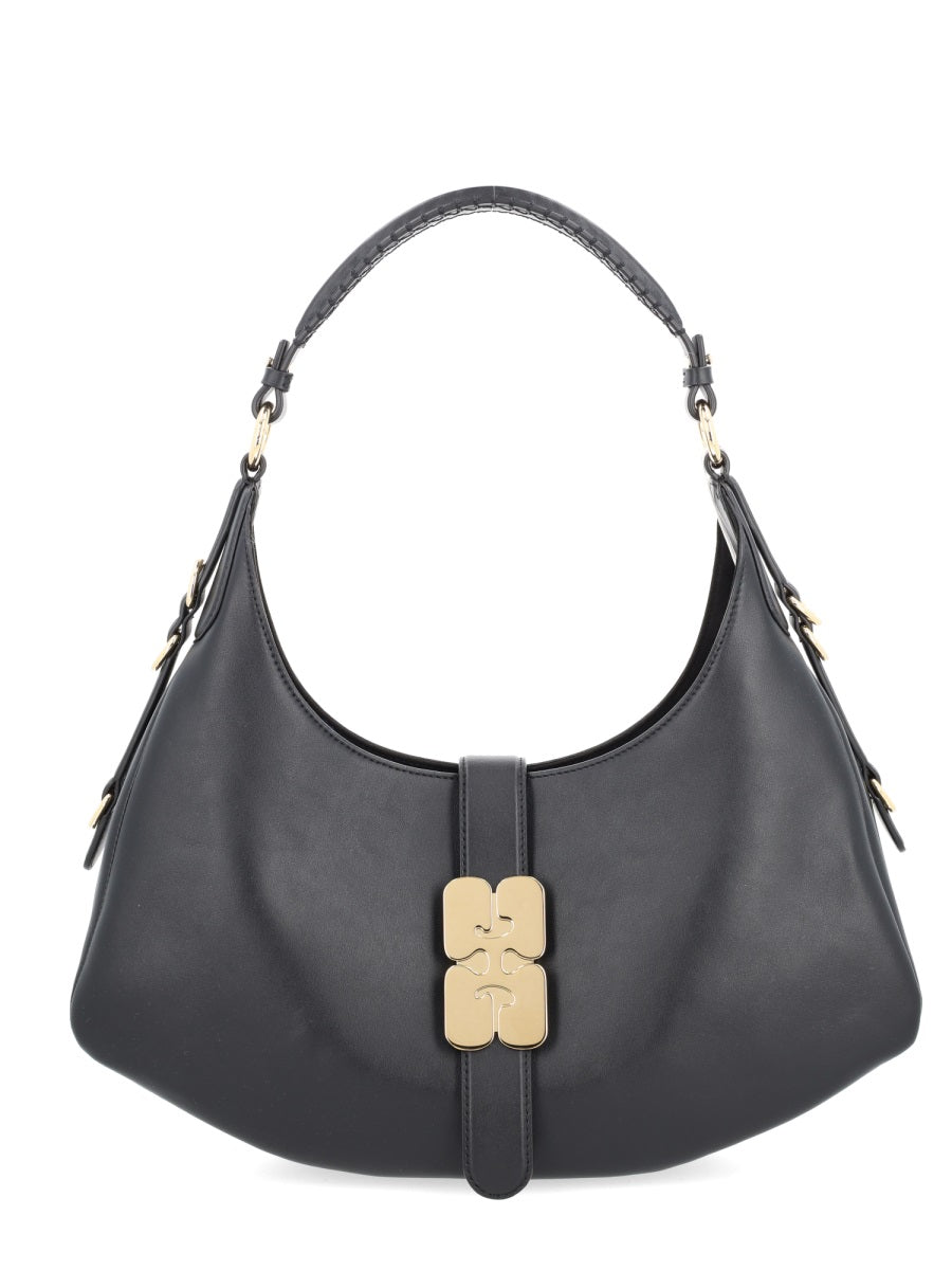 Ganni Shoulder Bags - Black | Wanan Luxury