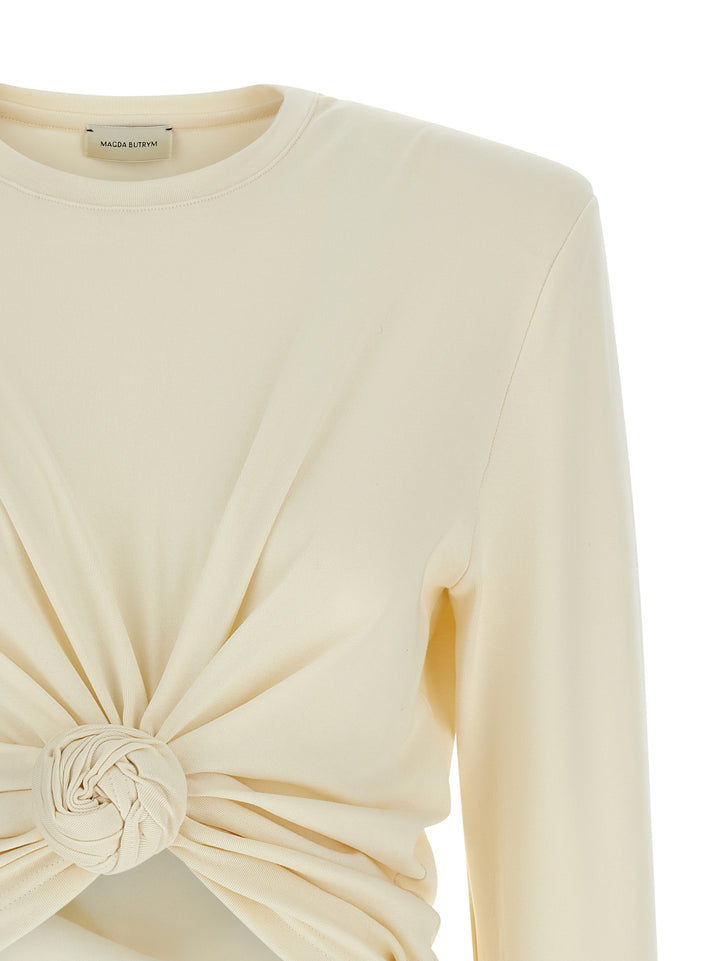 Magda Butrym Blouse 14 Cream Shirt and Blouse - White | cbe14d9111d2285205611369a0e5b5fb4c0a1456