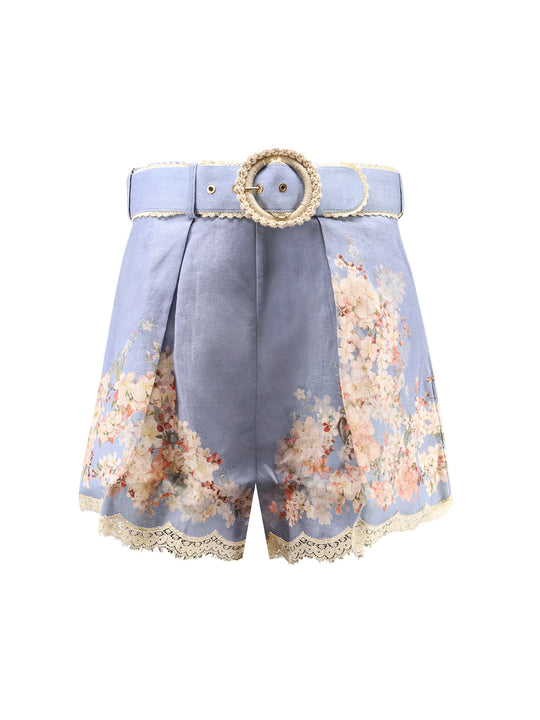 Cascadian Tuck Ramie Shorts