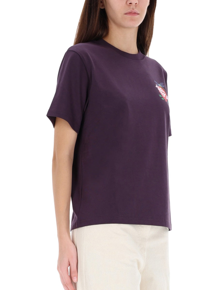 Casablanca T shirts - Purple | Wanan Luxury