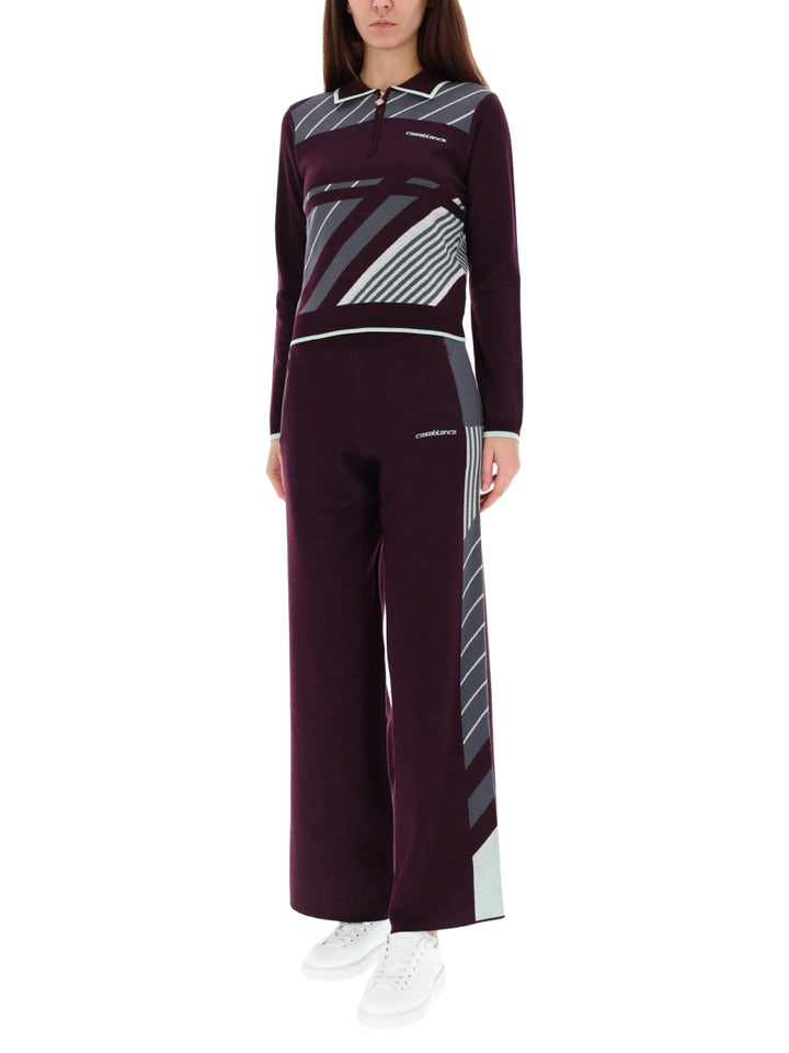 Casablanca Polo - Purple | Wanan Luxury