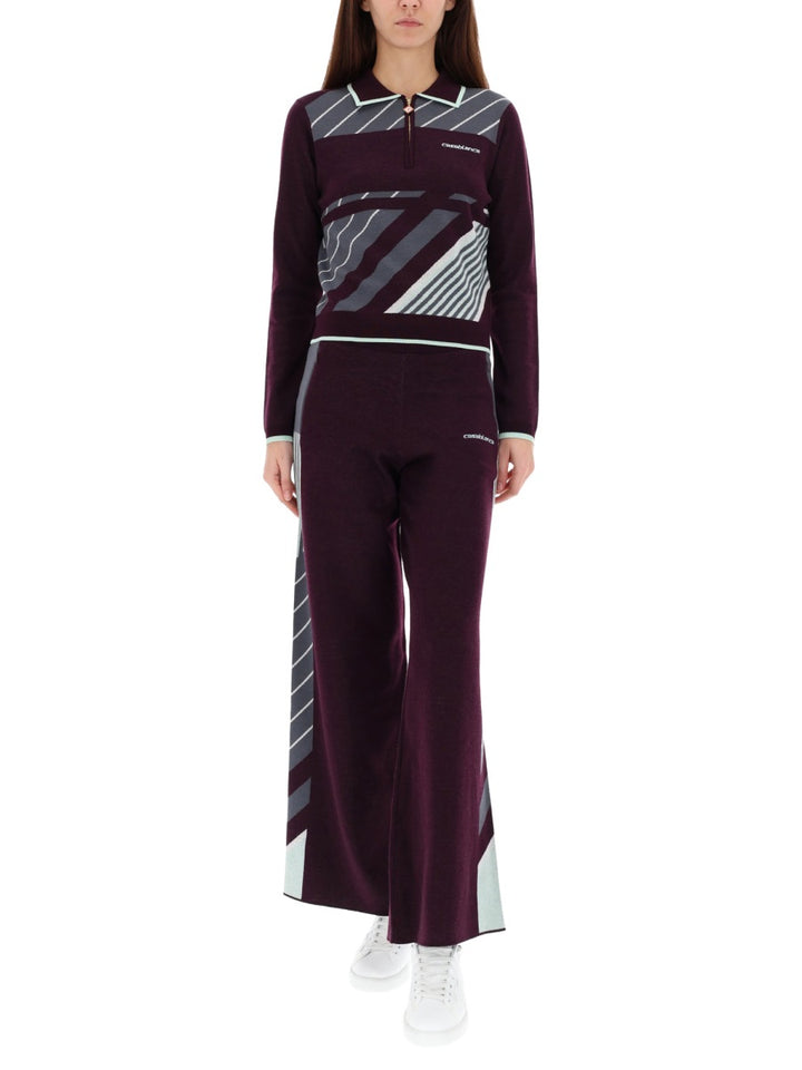 Casablanca Pants - Purple | Wanan Luxury