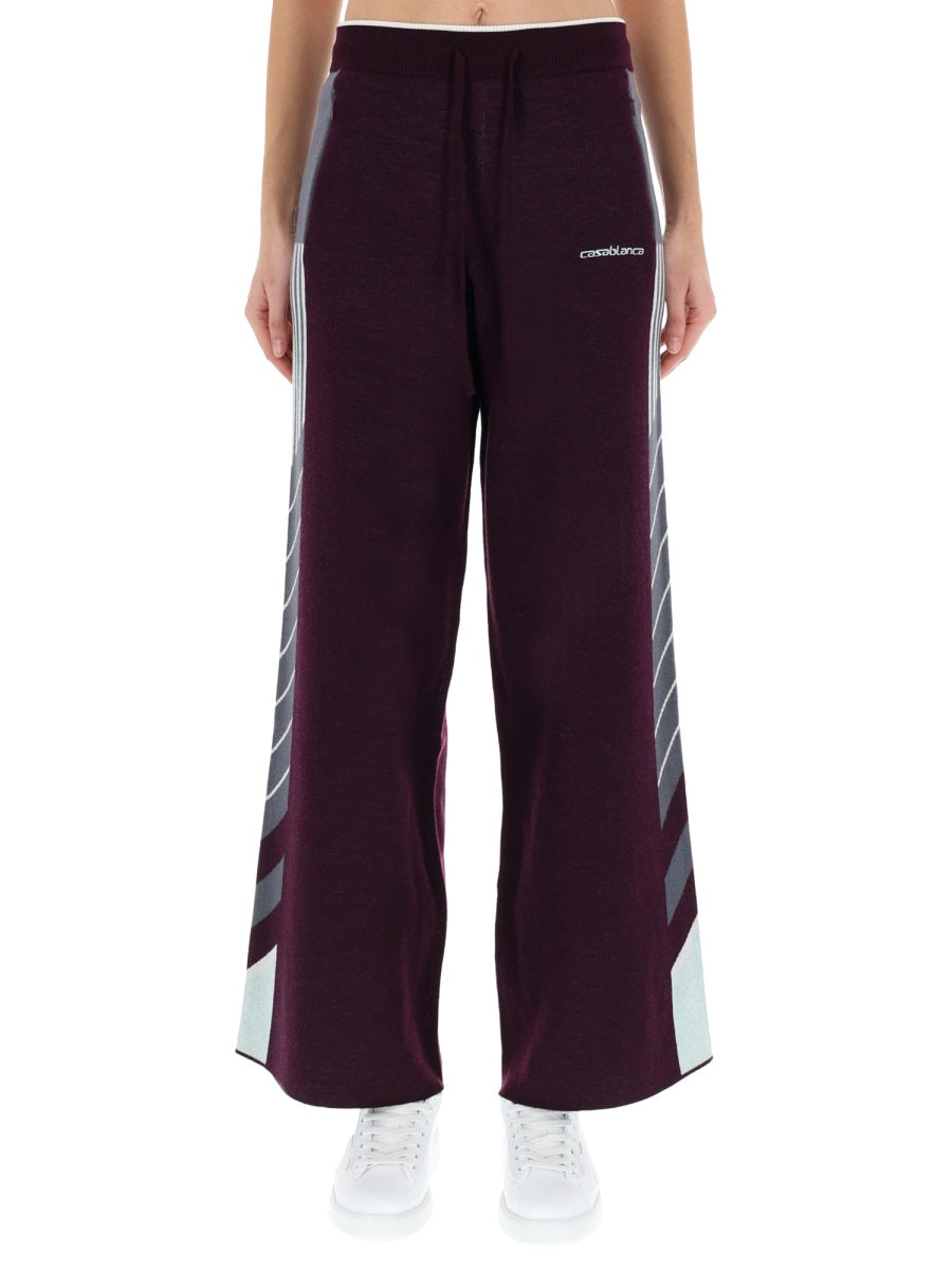 Casablanca Pants - Purple | Wanan Luxury