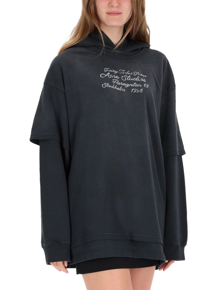 Acne Studios Sweatshirts - Black | Wanan Luxury