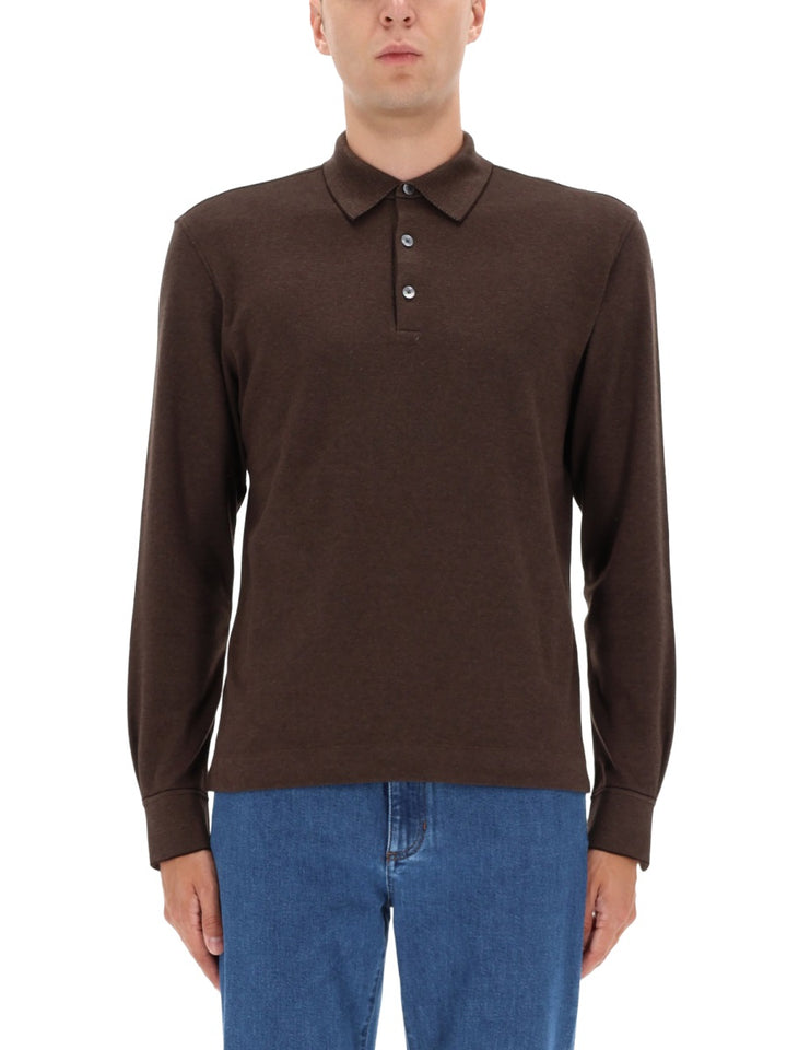 Zegna Polo - Brown | Wanan Luxury