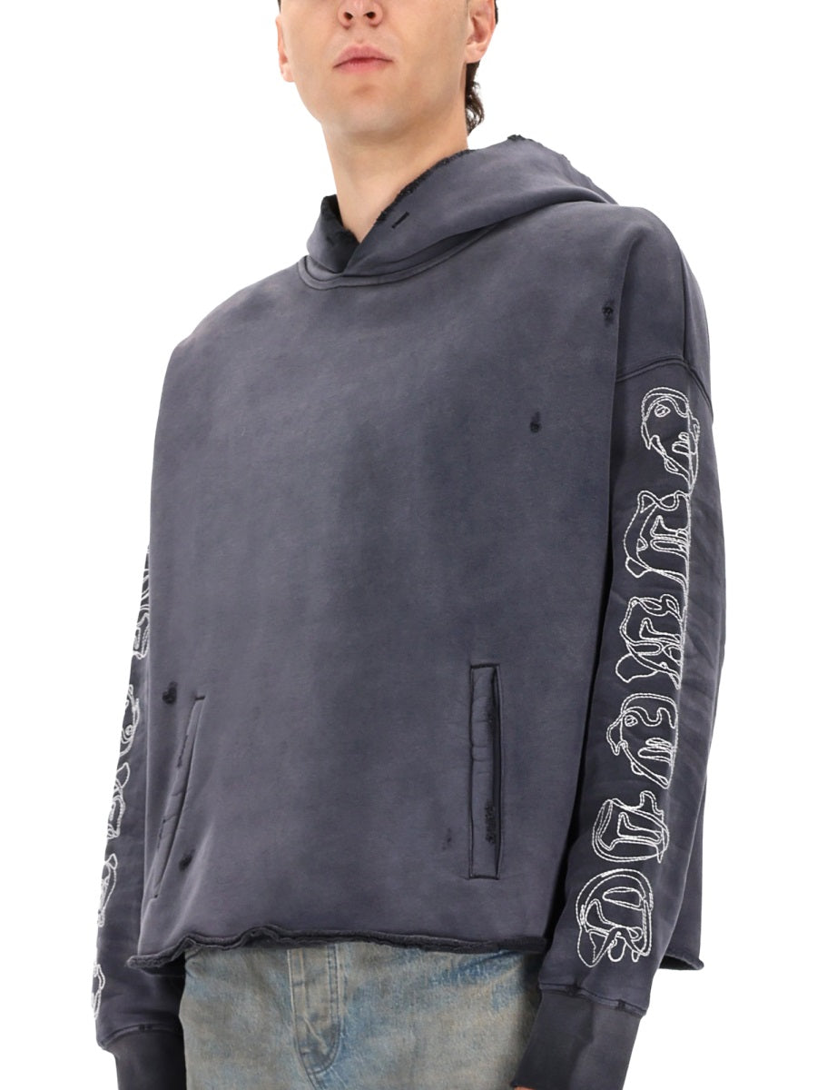 Purple Brand Sweatshirts - Black | Wanan Luxury