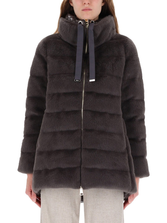 Eco Fur Down Jacket