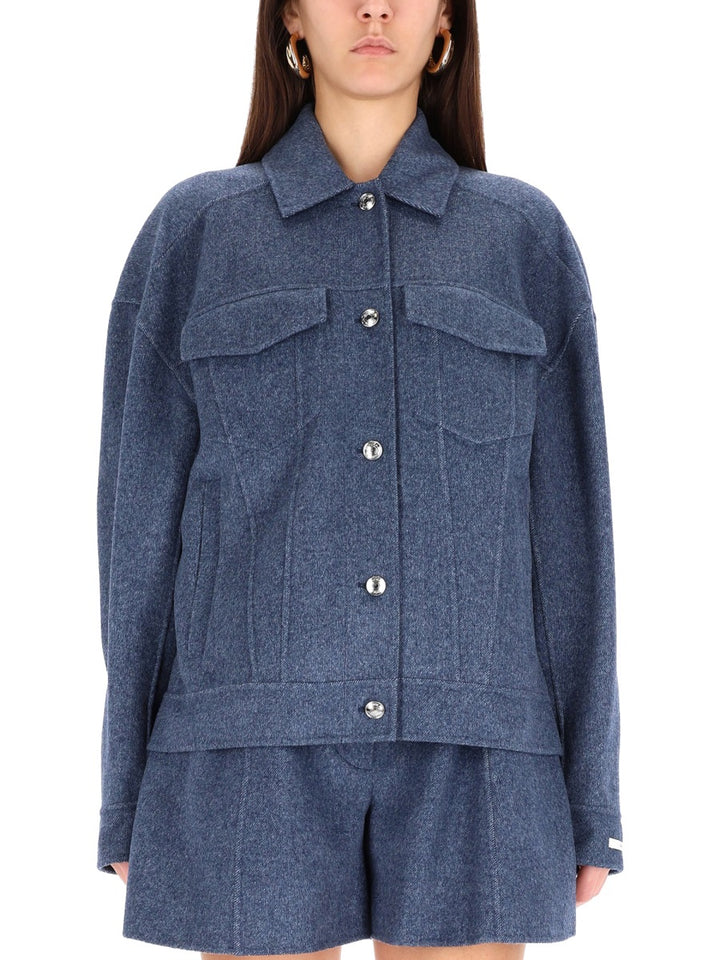 Sportmax Trenches - Blue | Wanan Luxury