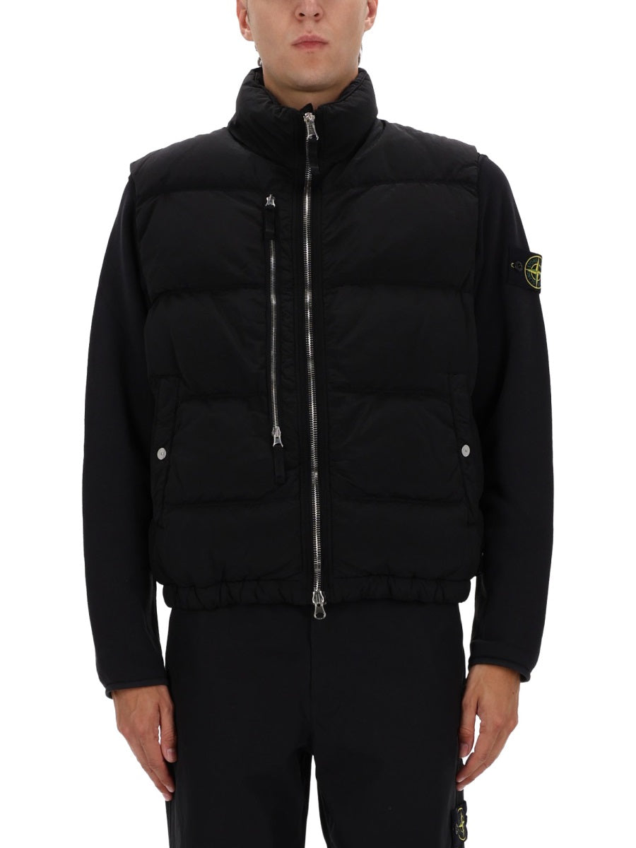 Stone Island Gilet - Black | Wanan Luxury