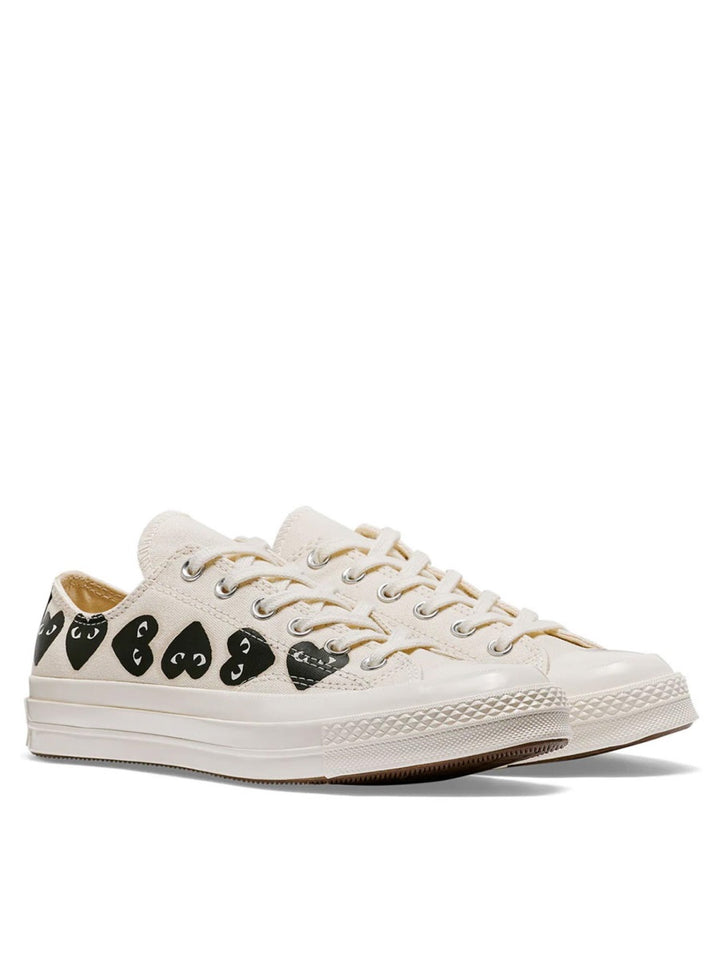 Comme Des Garçon Play x Converse Sneakers - Beige | Wanan Luxury