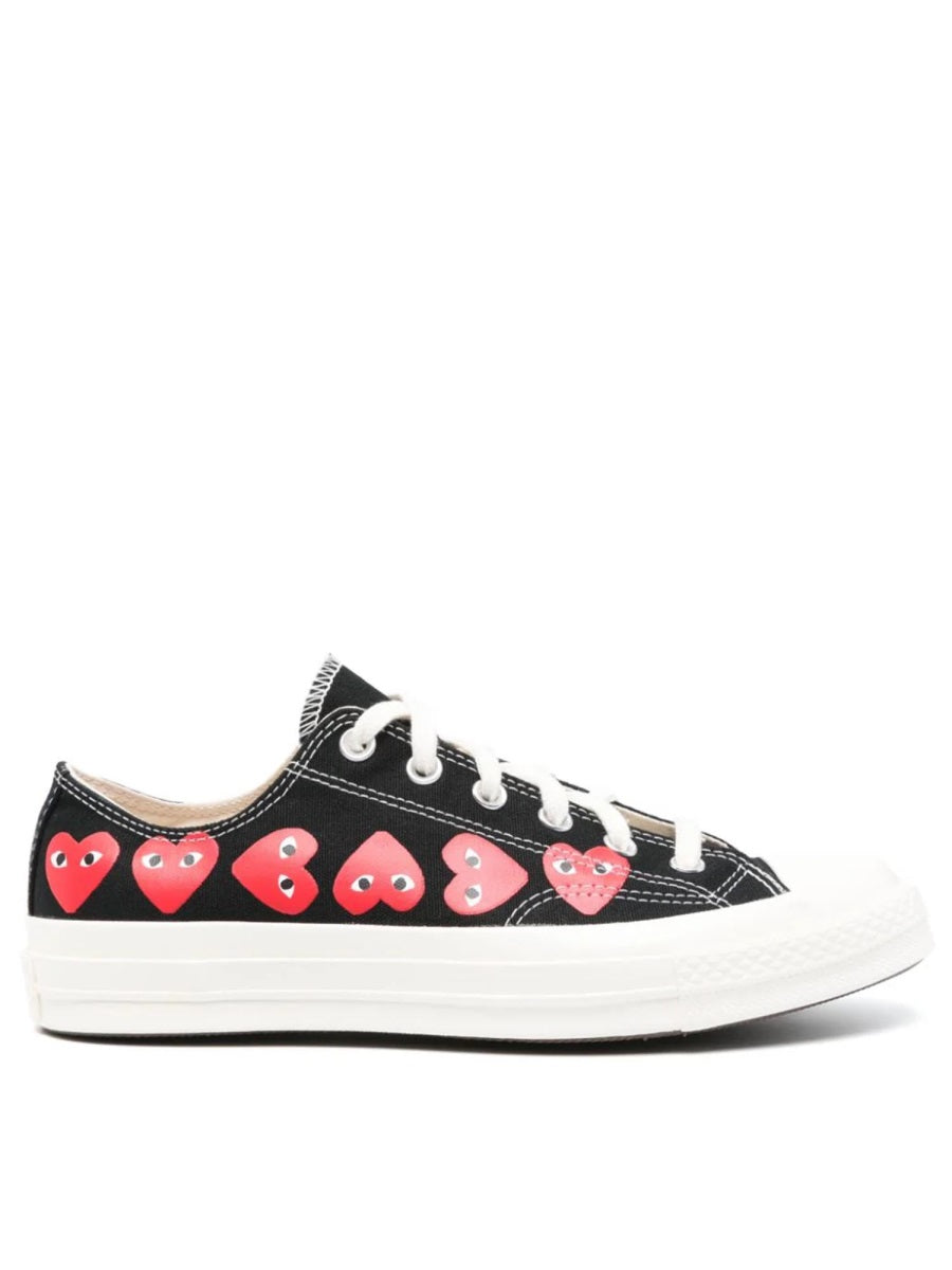 Comme Des Garçon Play x Converse Sneakers - Black | Wanan Luxury