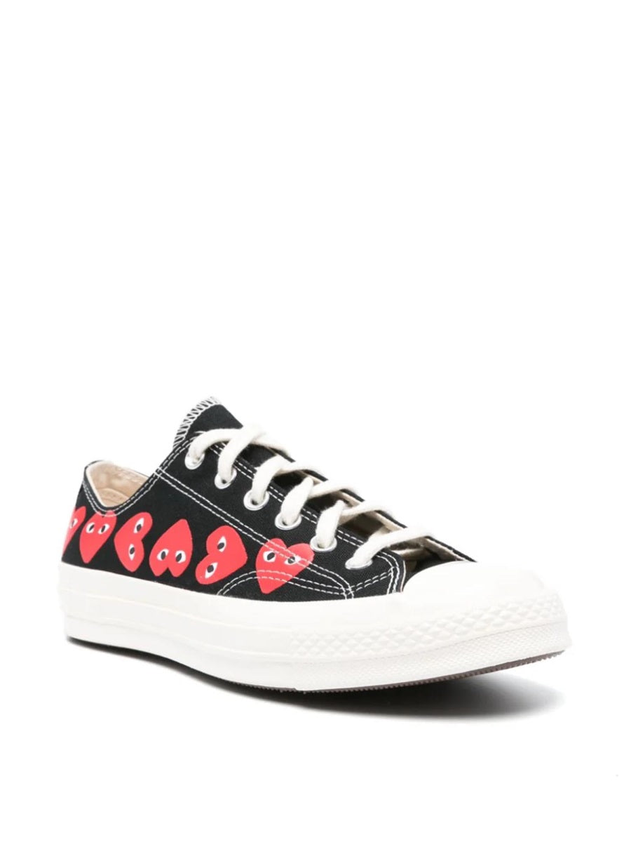 Comme Des Garçon Play x Converse Sneakers - Black | Wanan Luxury