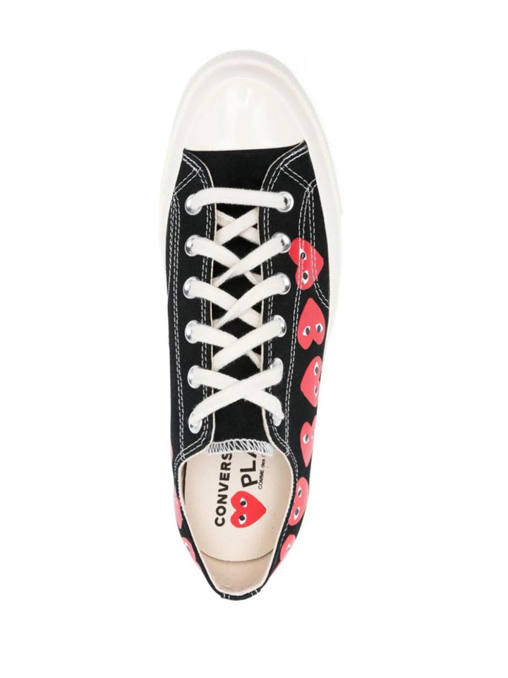 Comme Des Garçon Play x Converse Sneakers - Black | Wanan Luxury