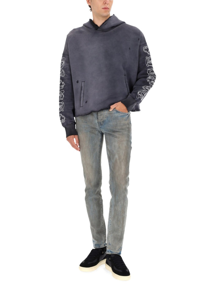 Purple Brand Sweatshirts - Black | Wanan Luxury