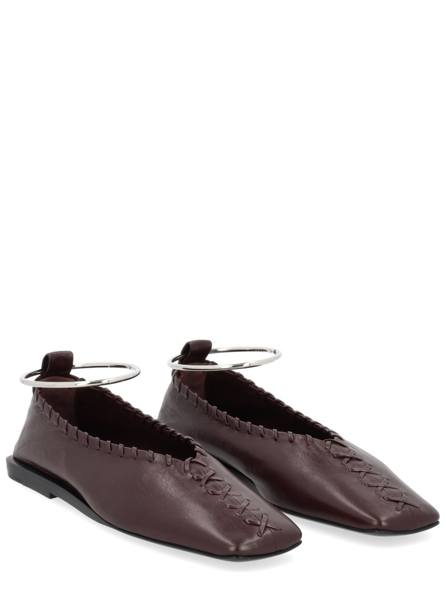 Jil Sander Flat Shoes - Bordeaux | fd4b591df5a679796cc48a66c0b4f8eaa1bcf517