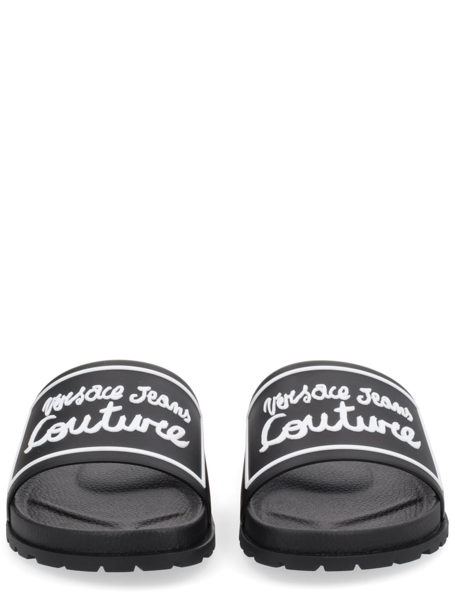 Versace Jeans Couture Sandals - Black | Wanan Luxury