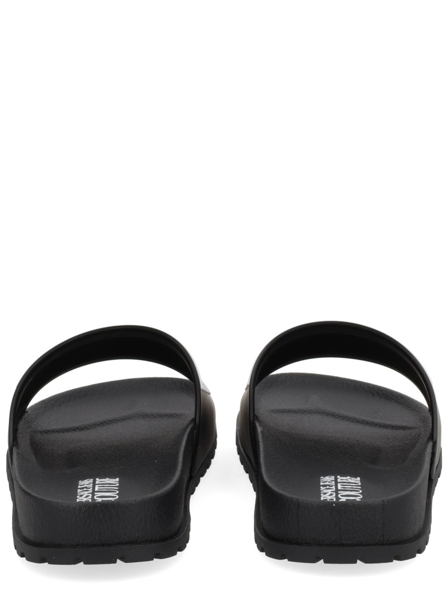Versace Jeans Couture Sandals - Black | Wanan Luxury