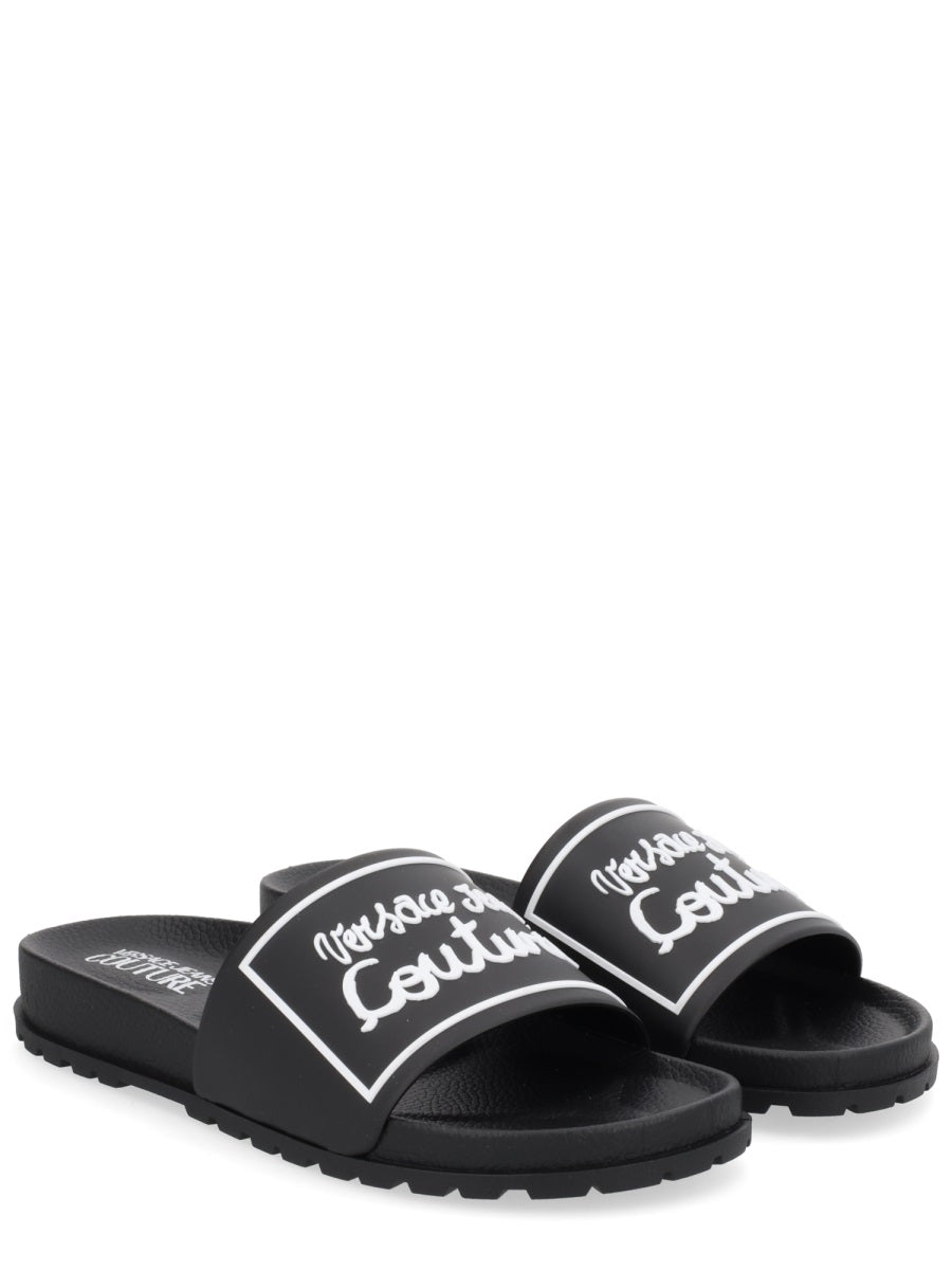 Versace Jeans Couture Sandals - Black | Wanan Luxury