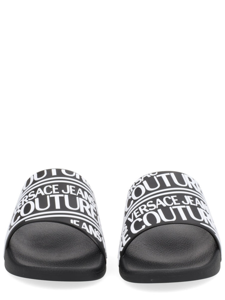 Versace Jeans Couture Sandals - Black | Wanan Luxury