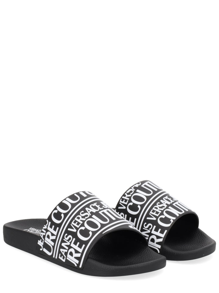 Versace Jeans Couture Sandals - Black | Wanan Luxury