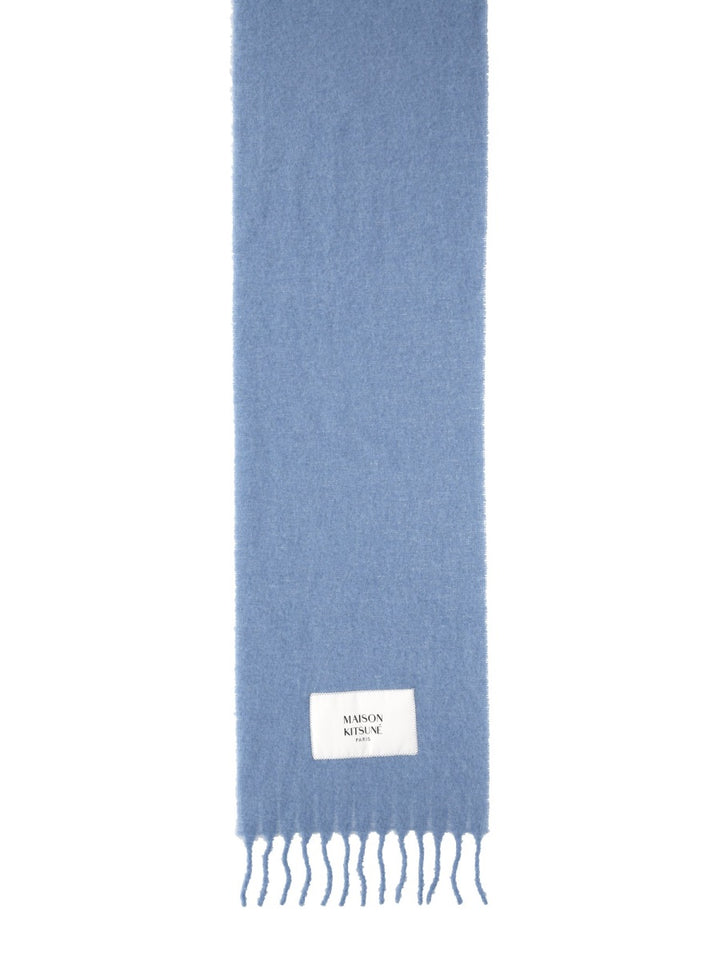 Maison Kitsuné Scarves & Gloves - Blue | Wanan Luxury