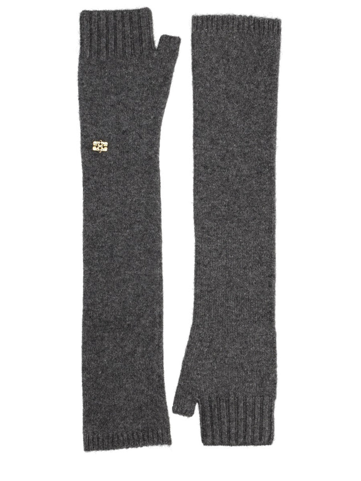 Ganni Scarves & Gloves - Grey | Wanan Luxury