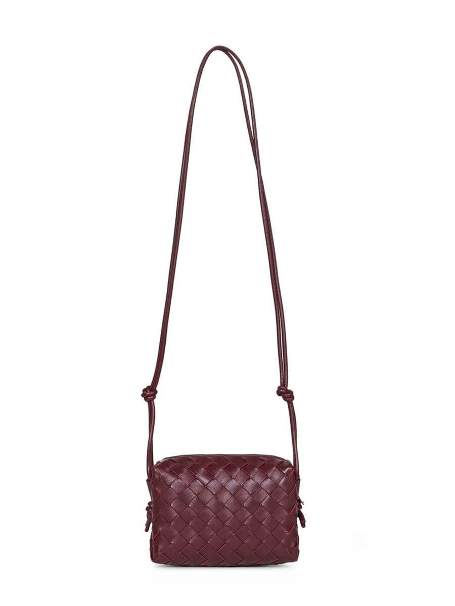 Bottega Veneta Shoulder Bags - Burgundy | Wanan Luxury