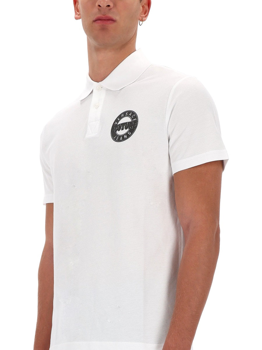 Versace Jeans Couture Polo - White | Wanan Luxury
