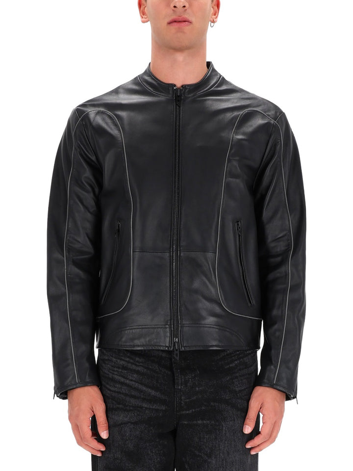 Diesel Leather Jackets - Black | Wanan Luxury