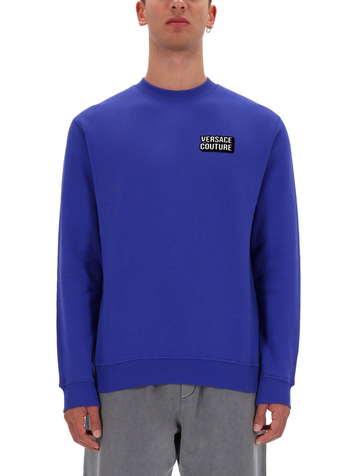 Versace Jeans Couture Sweatshirts - Blue | Wanan Luxury